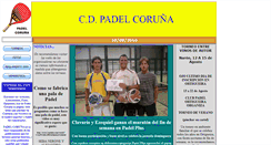 Desktop Screenshot of padelcoruna.com